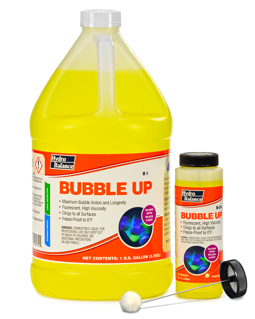 BUBBLE UP FLUORESCENT LEAK DETECTOR